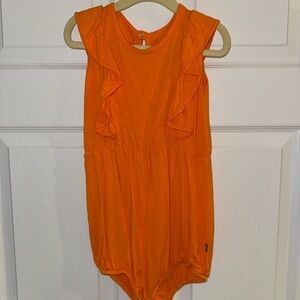 Kyte Baby Bubble Romper in Tangerine